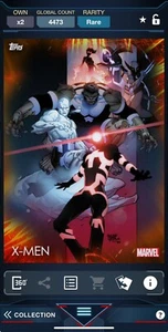 *Rare ~ Marvel Topps Digital Card - Age of Apocalypse / X-Men - 4473cc - Zdjęcie 1 z 3