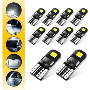 10x T10 Car Bulb W5W Led Error Free Canbus Smd Xenon White 501 Side Light Bulb - Picture 1 of 10
