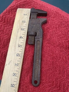 Vintage TRIMO 8 Inch Pipe Adjustable Wrench. Trimont MFG  Roxbury Mass (T-60) - Picture 1 of 19