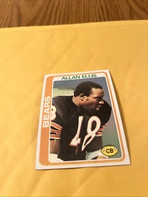 1978 Topps Allan Ellis Chicago Bears Ex # 132 - Image 1 of 2