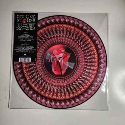 Rolling Stones Hackney Diamonds Zoetrope & Tour Guitar Pick W- Promo Tour Fan - Image 1 of 4