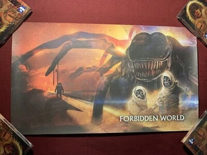 FORBIDDEN WORLD Lithograph Movie Poster 28.5 x 16.5 Scream Factory - Picture 1 of 1