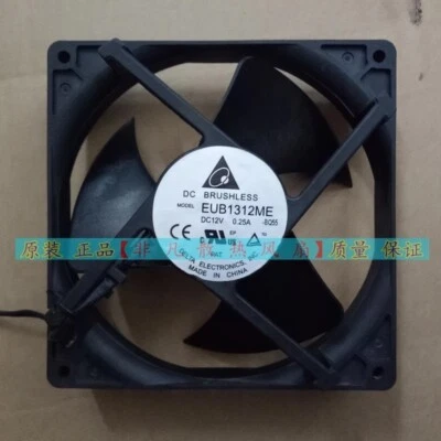 Delta MODEL EUB1312ME DC12V 0.25A -BQ55 Refrigerator 3-Wire Cooling Fan - Image 1 of 4