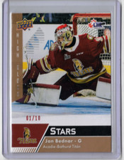 JAN BEDNAR 22/23 Upper Deck CHL GOLD High Gloss Exclusives #324 Rookie #'d 01/10