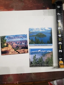 Crater Lake  Grand Canyon Pikes Peak magnets - Picture 1 of 1