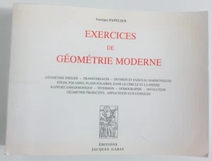 Exercices de géométrie moderne Georges Papelier Edición en Francés - Imagen 1 de 7