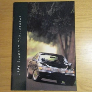 Lincoln Continental 4,6 V8 sedán folleto del mercado americano julio de 1995 para 1996 - Imagen 1 de 1