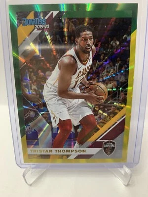 2019-20 PANINI DONRUSS BASKETBALL GREEN YELLOW LASER TRISTAN THOMPSON - Image 1 of 2