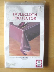TARGET BRAND "HOME" Clear Vinyl Tablecloth Protector 70 x 90" (178 x 228 cm) - Picture 1 of 3