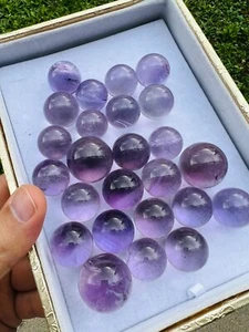 Amethyst Kugel AAA Qualität Ø 22-24mm Heilstein Naturstein Edelstein Chakra - Picture 1 of 3