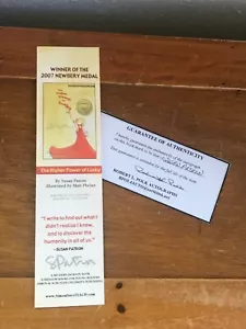 Robert L. Polk Autographs SUSAN PATRON Signed The Higher Power of Lucky Paper - Picture 1 of 9