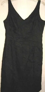 Ann Taylor Little Black Dress Lace Size 10P Petite Sleeveless Clubbing Holiday - Picture 1 of 8
