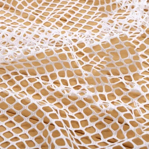 39x66 In DIY Mesh Fabric Polyester Stretch Net Material 10mm Hole Fishnet Sewing - Picture 1 of 9