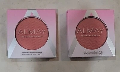2 x Almay Healthy Hue Blush 200 So Peachy 0.17 oz. EACH.  - Image 1 of 2