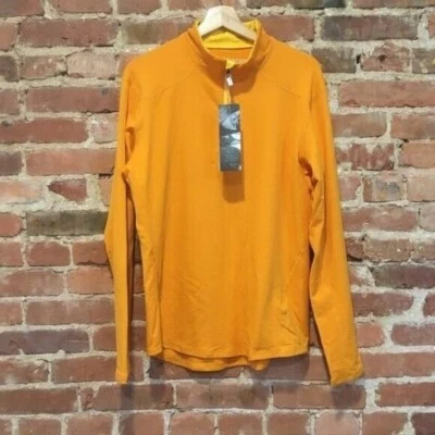 NEW Mountain Force 1/4 Zip Baselayer Size EU 54 XXL Orange - Image 1 of 4