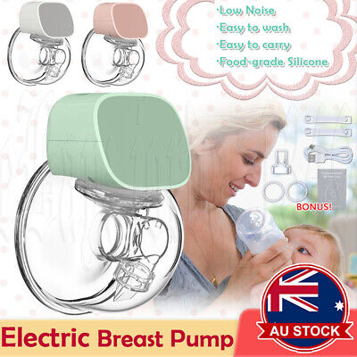 Portable Electric Breast Pump Wearable USB Silent Hands Free Automatic Milker AU • 52.59$
