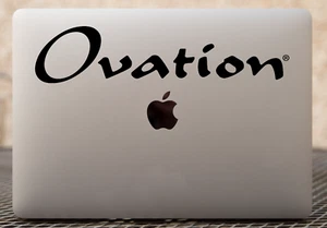 Ovation Guitar Logo Decal- Guitar Sticker- Music Decal- Vinyl Decal- Band Decal - Picture 1 of 3