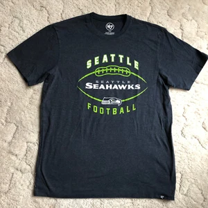 Seattle Seahawks '47 tee Medium Football Adult 70/30 Cotton/poly Good cond. - Picture 1 of 5