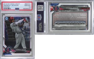 2018 Bowman Draft Chrome Jeremiah Jackson #BDC-51 PSA 10 GEM MT