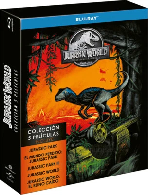 Jurassic World - Colección 5 Películas Blu-ray REGION LIBRE.A-B-C (3/10/2018) - Imagen 1 de 3