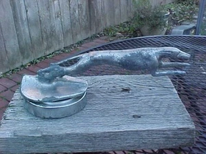 1934 FORD GREYHOUND MASCOT CB MAGNETIC BASE OL SKOOL ORIG UNIQUE GC SCARCE - Picture 1 of 16