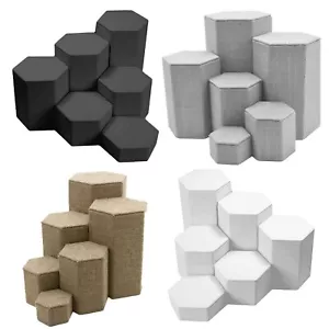 LOT OF 6 Pcs MODERN RISERS SET Tall RISERS JEWELRY DISPLAY Jewelry Stands - Picture 1 of 14