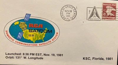 DOMESTIC COMMUNICATIONS SATELLITE SYSTEM -SATCOM-LAUNCHED FROM  KSC NOV 19,1981 - Image 1 of 4