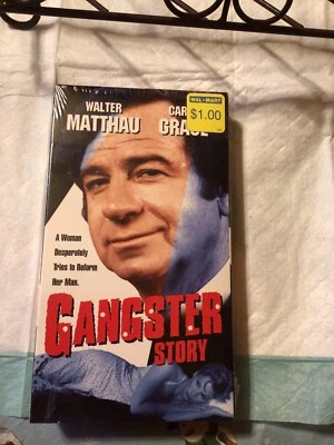 Gangster Story VHS 1959 Crime Drama Thriller Walter Matthau Carol Grace VHTF Foto 1 de 4