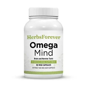 Omega Mind (For the Memory and Intelligence Power) 90 Tablets, 800 mg Each - Bild 1 von 3