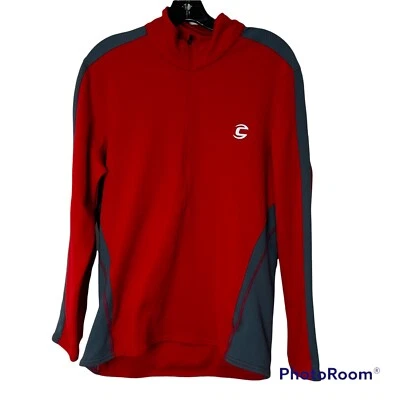 Chaqueta de Ciclismo Cannondale Roja Media Cremallera, Jersey Feel-It, Mujer Talla L AF Foto 1 de 4