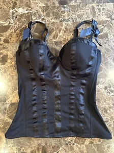 Vintage Goth Emo Sexy Korsett Top Bustier Dessous Vampy Witchy Gr. MP Rarität! - Bild 1 von 14