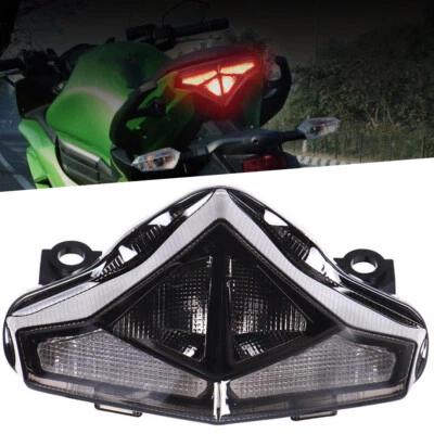 Luz traseira de LED seta para Kawasaki 12-16 Ninja 650 ER-6N ER-6F fumê - Imagem 1 de 4