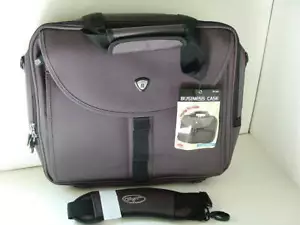 OLYMPIA grau Nylon Laptop Computer Kuriertasche Aktentasche Business Case NEU Neu mit Etikett - Bild 1 von 1