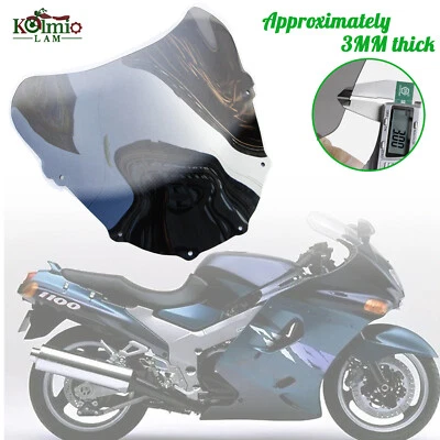 Parabrisas degradado apto para KAWASAKI ZX-11 ZZR1100 D 1993-2001 Foto 1 de 4