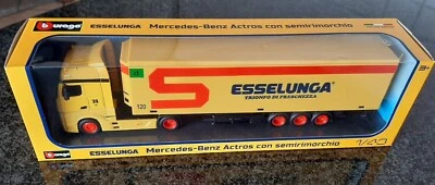 BBURAGO CAMION ESSELUNGA MERCEDES-BENZ ACTROS 1/43 SUPERMINT IN BOX  - Immagine 1 di 4