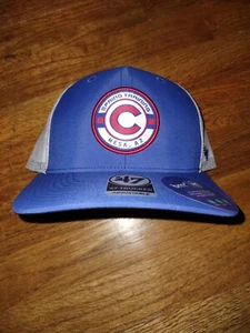 Men's '47 Royal/White Chicago Cubs Spring Training Trucker Snapback Hat - Picture 1 of 2