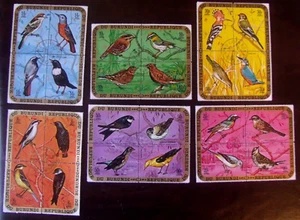Juego de estampillas de pájaro de correo aéreo de Burundi 1971 - Lote #367 - Imagen 1 de 1