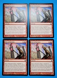4x Bolt of Keranos Born of the Gods 2014 Mtg Magic Card Sorcery Red Mountain 89 - Picture 1 of 4