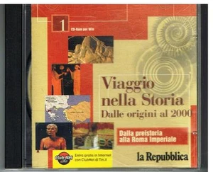 VIAGGIO NELLA STORIA - PREISTORIA / ROMA IMPERIALE - CD-ROM DI REPUBBLICA N.1 - Picture 1 of 3
