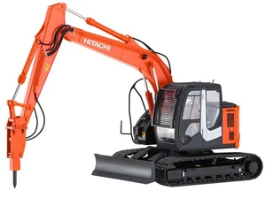 Hasegawa 1/35 Hitachi Construction Machinery Hydraulic Excavator ZAXIS135US Hydr - Picture 1 of 8