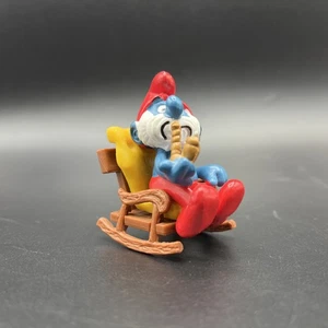Super-Schlumpf 40228 Papa Schaukelstuhl | rocking chair smurf Schleich 4.0228 - Bild 1 von 3