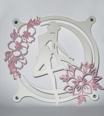 Sailor Moon PC Fan Cover – Magnetisch, 3D-Druck Sakura Edition - Bild 1 von 3