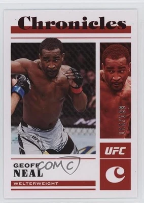 2023 Panini Chronicles UFC Red /199 Geoff Neal #22 - Image 1 of 2