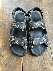 Chanel Damen Sandale - Gr. 37 - Papa Sandale - Bild 1 von 8