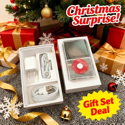 NEW Apple iPod Classic Video Gen 5th 5.5 256GB/512GB/1TB Clear SSD MP3 Players - Image 1 of 4