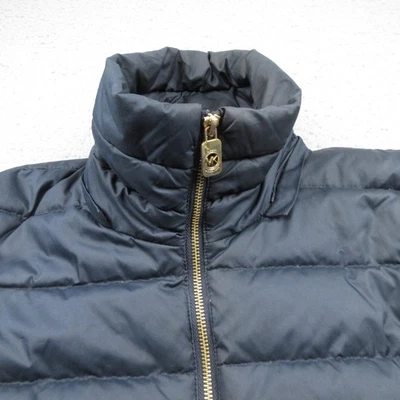 Куртка женская Michael Kors маленькая синяя на молнии с длинным рукавом тяжелая - Изображение 1 из 4