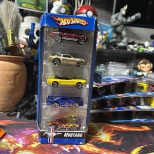 Hot Wheels Mustang (2006) Mattel Spielzeugauto 5er Box Set Open Hood NOS - Bild 1 von 8