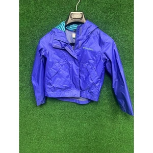 Youth lightweight blue jacket water resistant Columbia Sz S Unisex Boys & Girls - Picture 1 of 4