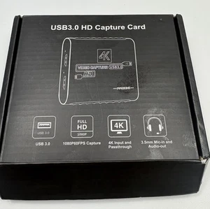 Carte Capture pour Nintendo Switch avec Pass-Through 4K, USB3.0 1080P 60FPS HDMI V - Photo 1/3