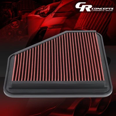 PERFORMANCE RED WASHABLE DROP IN AIR FILTER FOR 2006-2012 TOYOTA RAV4 2.4L 2.5L - Image 1 of 4